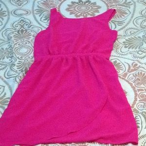 Hot pink dress